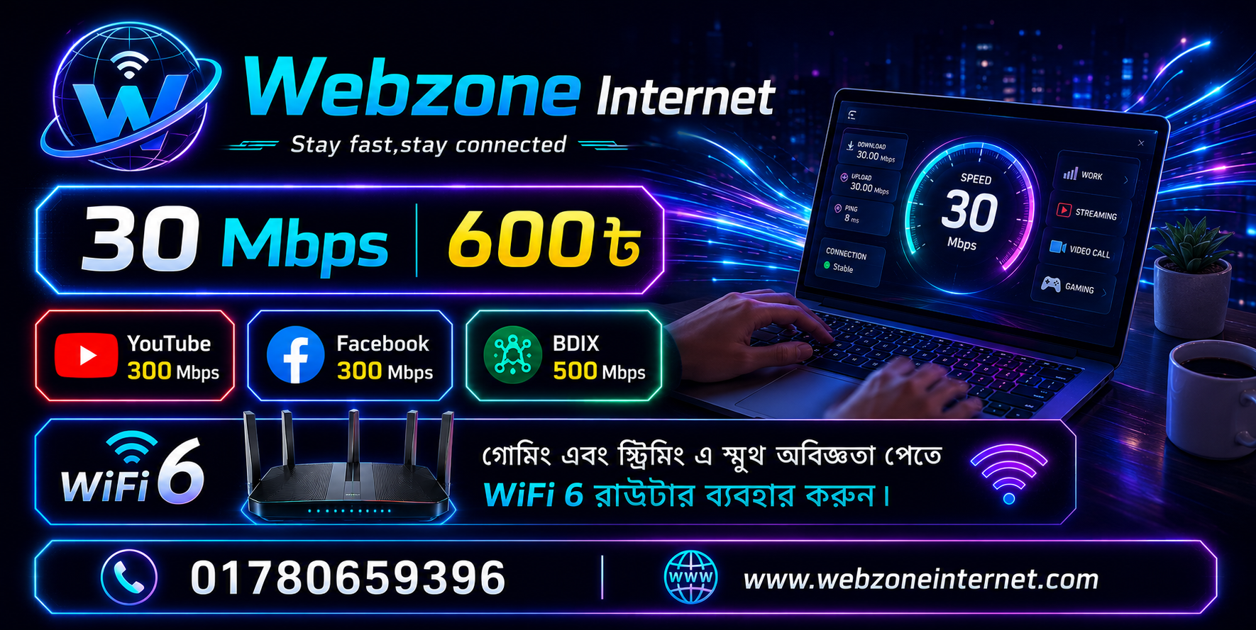 Web Zone Internet - Next Gen Internet Experience